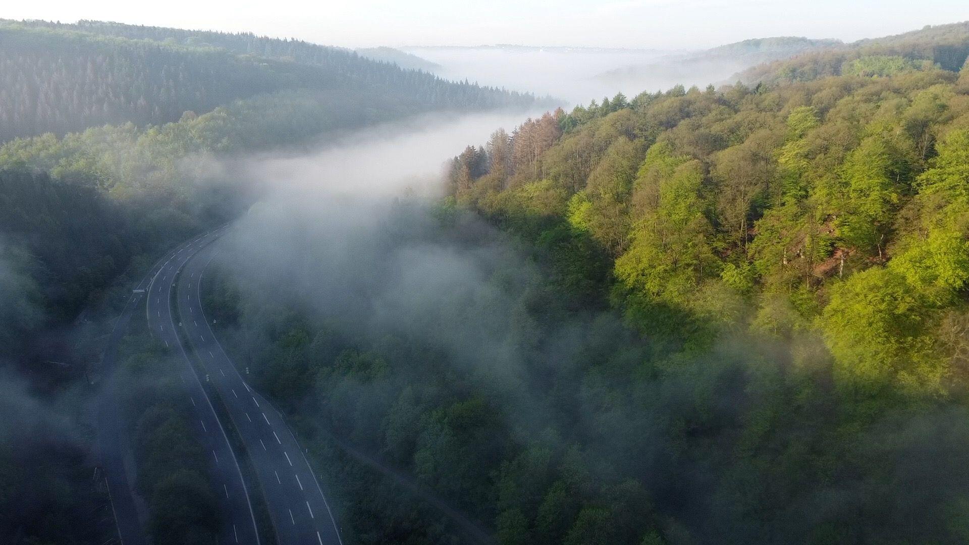 Solingen Herbst Luftaufnahme