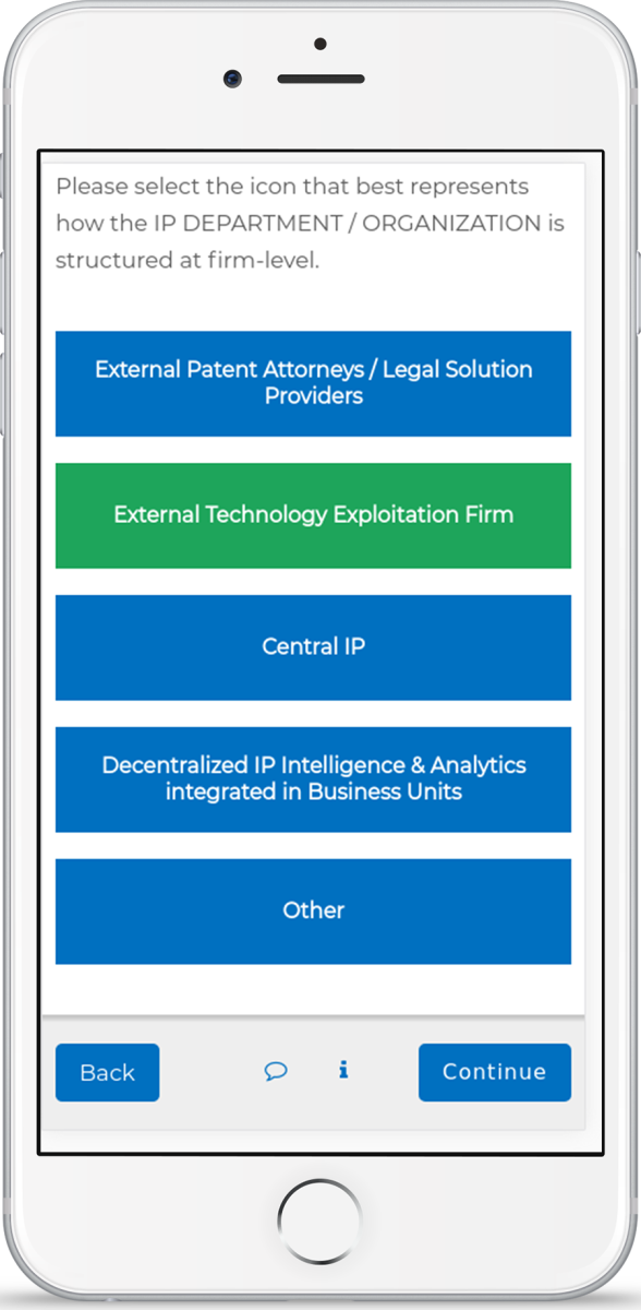 WHU – Schaltflächenübersicht mobil Schaltflächenübersicht in einer mobilen Ansicht des WHU-Online-Tools.